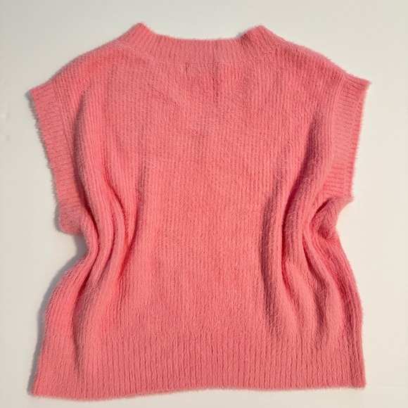 Vintage Charm Pink Sweater Vest Size Small - Picture 7 of 10